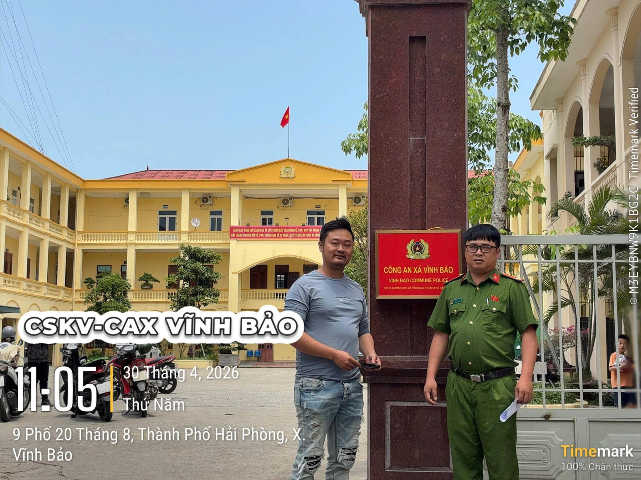 Công an xã Vĩnh Bảo nhanh chóng xác minh, trao trả tài sản cho người dân nhờ ứng dụng công nghệ số